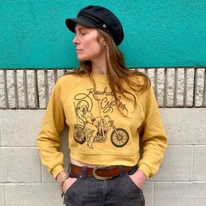 Rawhide Cycles | Rawhide Rodeo Queen Crop Crewneck Medium
